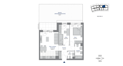 Plan 3 pok. 59m²