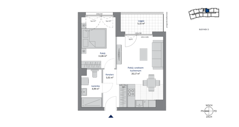 Plan 2 pok. 42m²