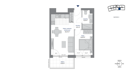 Plan 2 pok. 39m²