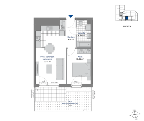 Plan 2 pok. 42m²
