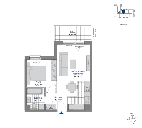 Plan 2 pok. 41m²