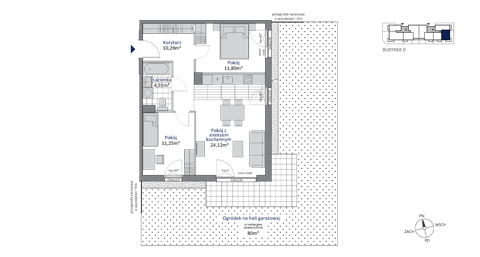Plan 3 pok. 62m²