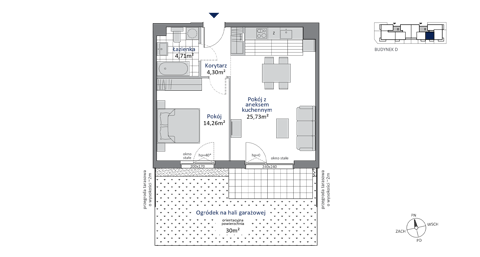 Plan 2 pok. 49m²