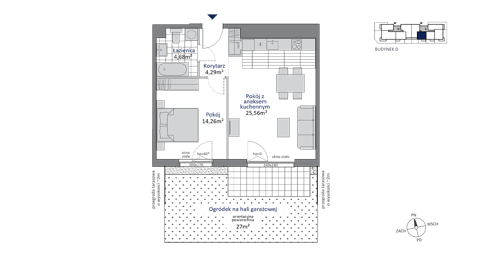 Plan 2 pok. 49m²