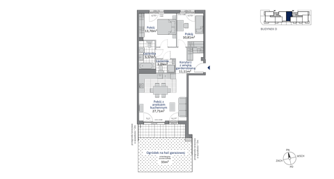 Plan 3 pok. 72m²