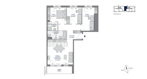 Plan 4 pok. 85m²