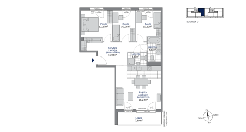 Plan 4 pok. 85m²