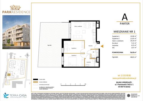 Plan 3 pok. 57m²