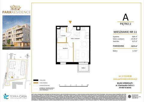 Plan 2 pok. 35m²
