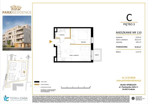 Plan 2 pok. 34m²
