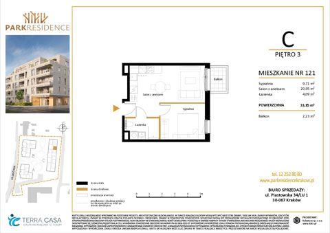 Plan 2 pok. 34m²