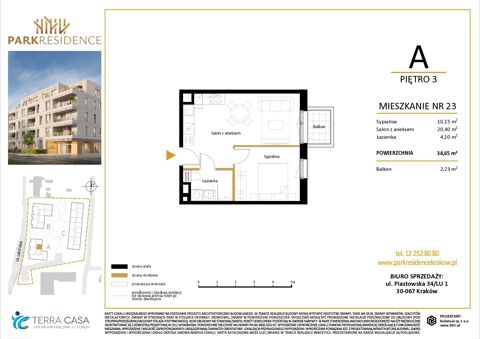 Plan 2 pok. 35m²