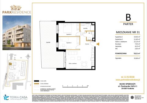 Plan 3 pok. 59m²