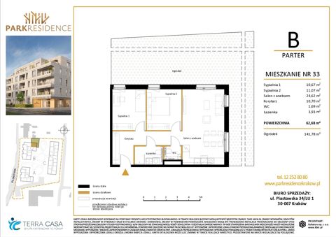 Plan 3 pok. 63m²