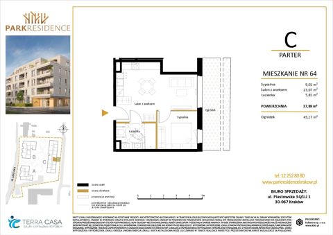 Plan 2 pok. 38m²