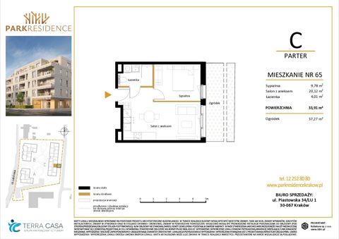 Plan 2 pok. 34m²