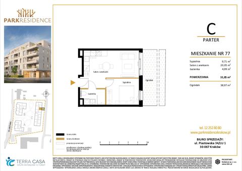 Plan 2 pok. 34m²