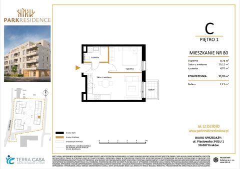 Plan 2 pok. 34m²