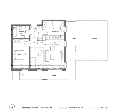 Plan 3 pok. 66m²
