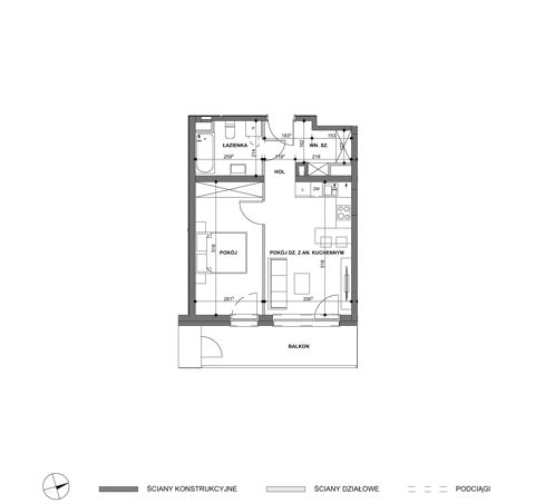 Plan 2 pok. 42m²