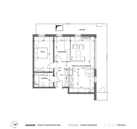 Plan 3 pok. 68m²