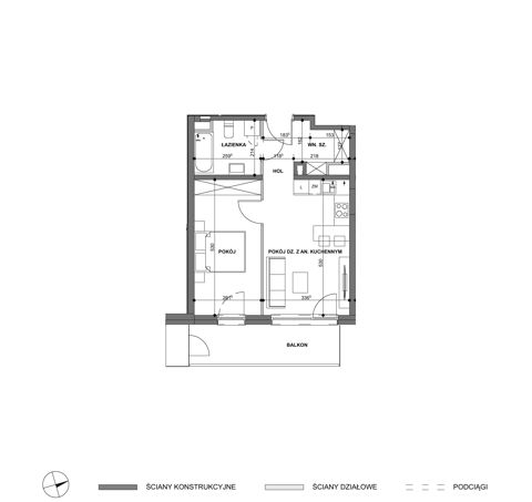Plan 2 pok. 42m²