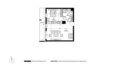 Plan 2 pok. 50m²
