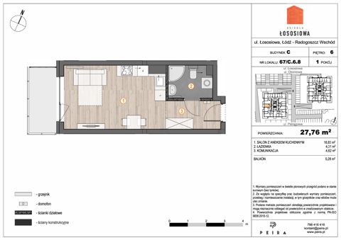 Plan 1 pok. 28m²