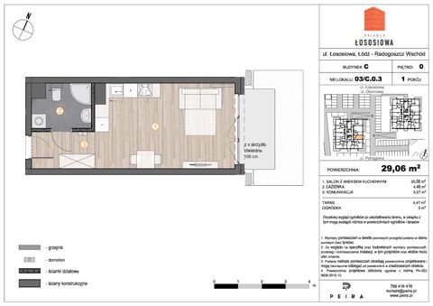 Plan 1 pok. 29m²