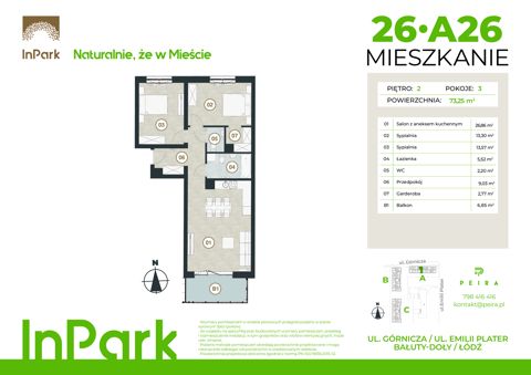 Plan 3 pok. 73m²