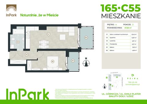 Plan 2 pok. 48m²