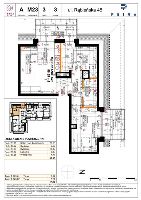 Plan 3 pok. 57m²