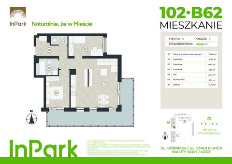 Plan 3 pok. 66m²