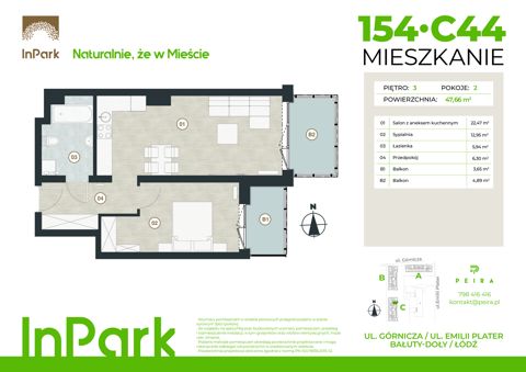 Plan 2 pok. 48m²