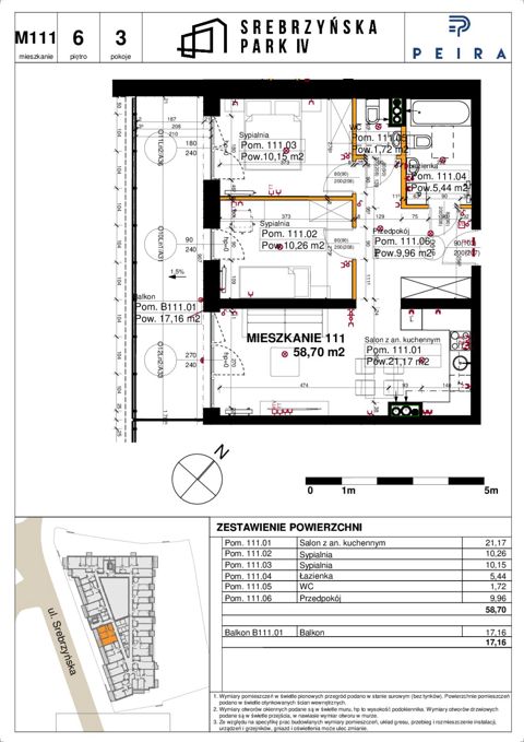Plan 3 pok. 59m²