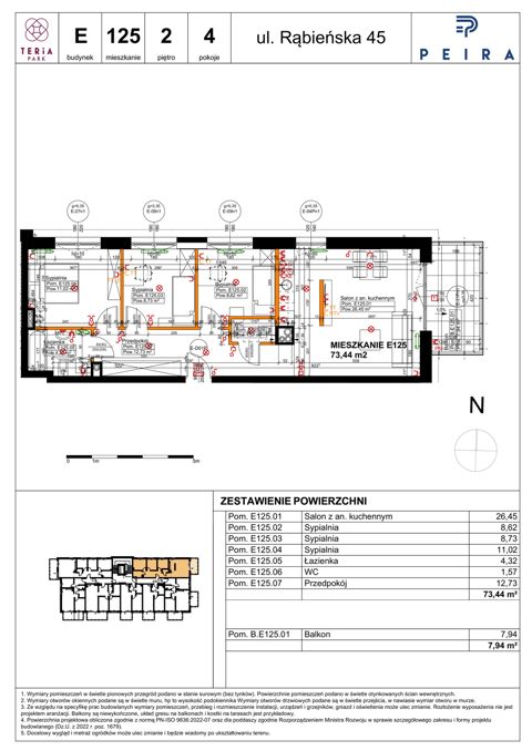 Plan 4 pok. 73m²