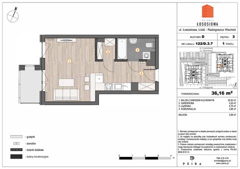 Plan 1 pok. 36m²