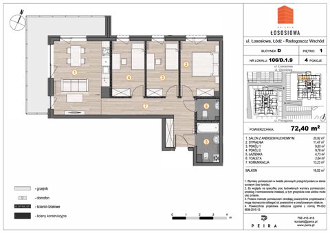 Plan 4 pok. 72m²