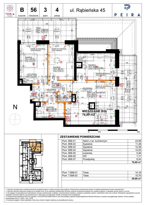 Plan 4 pok. 77m²