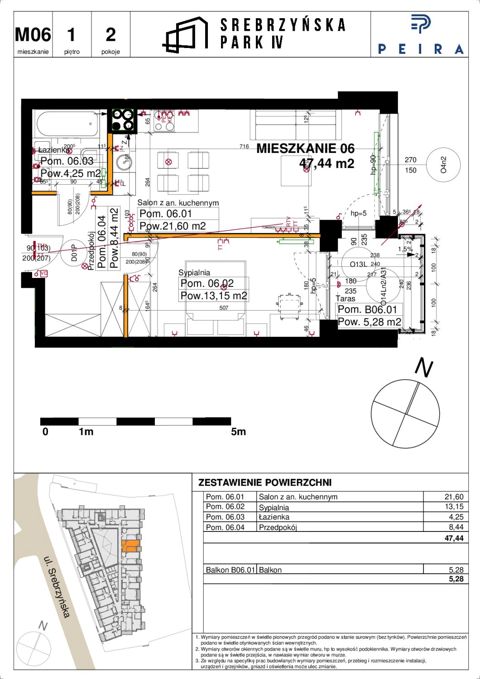 Plan 2 pok. 47m²