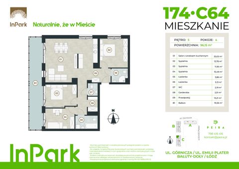 Plan 4 pok. 96m²