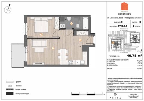 Plan 2 pok. 47m²