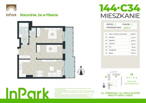 Plan 3 pok. 66m²