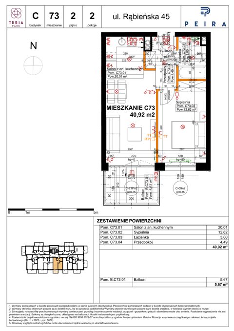 Plan 2 pok. 41m²
