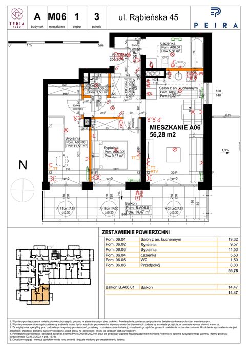 Plan 3 pok. 56m²
