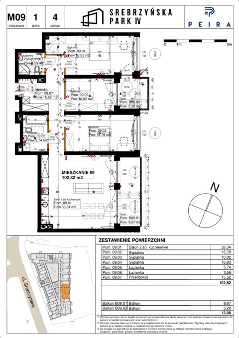 Plan 4 pok. 103m²