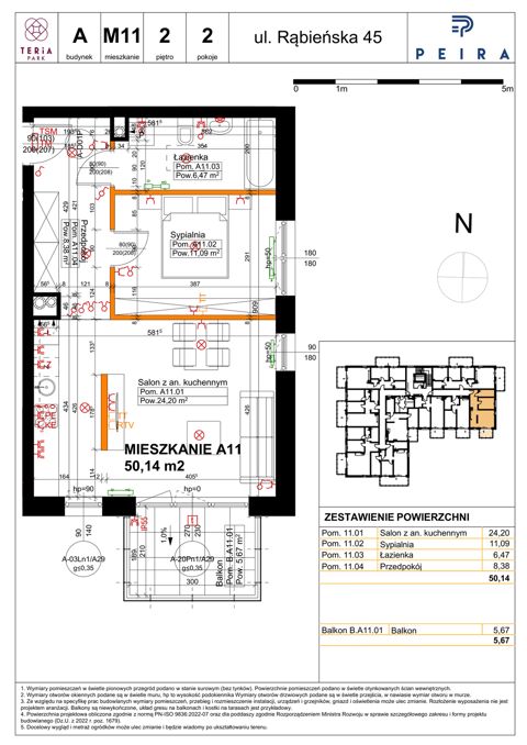 Plan 2 pok. 50m²