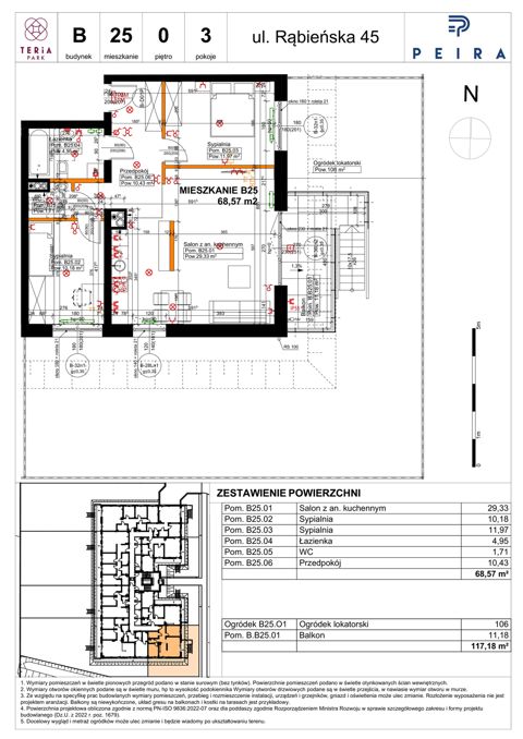 Plan 3 pok. 69m²