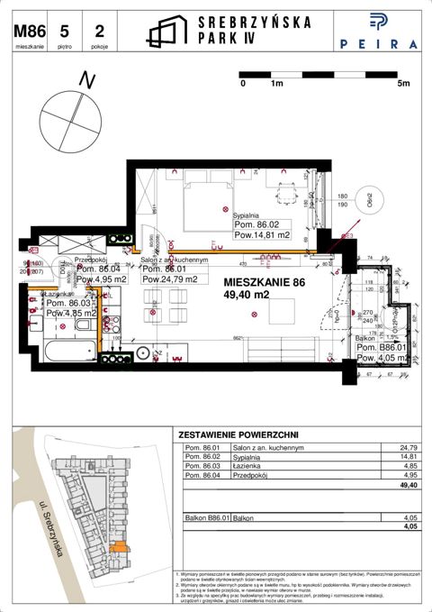 Plan 2 pok. 49m²