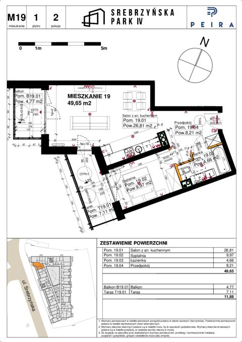 Plan 2 pok. 50m²